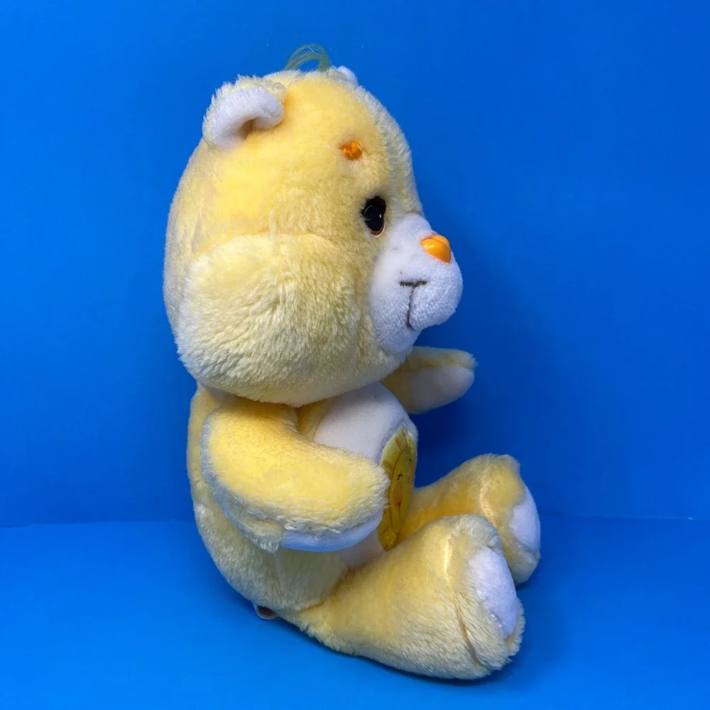 Kenner Care Bears‎ Plush 13 inch Yellow Funshine Bear Vintage 1983 Smiling Sun